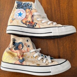 high top converse wonder woman